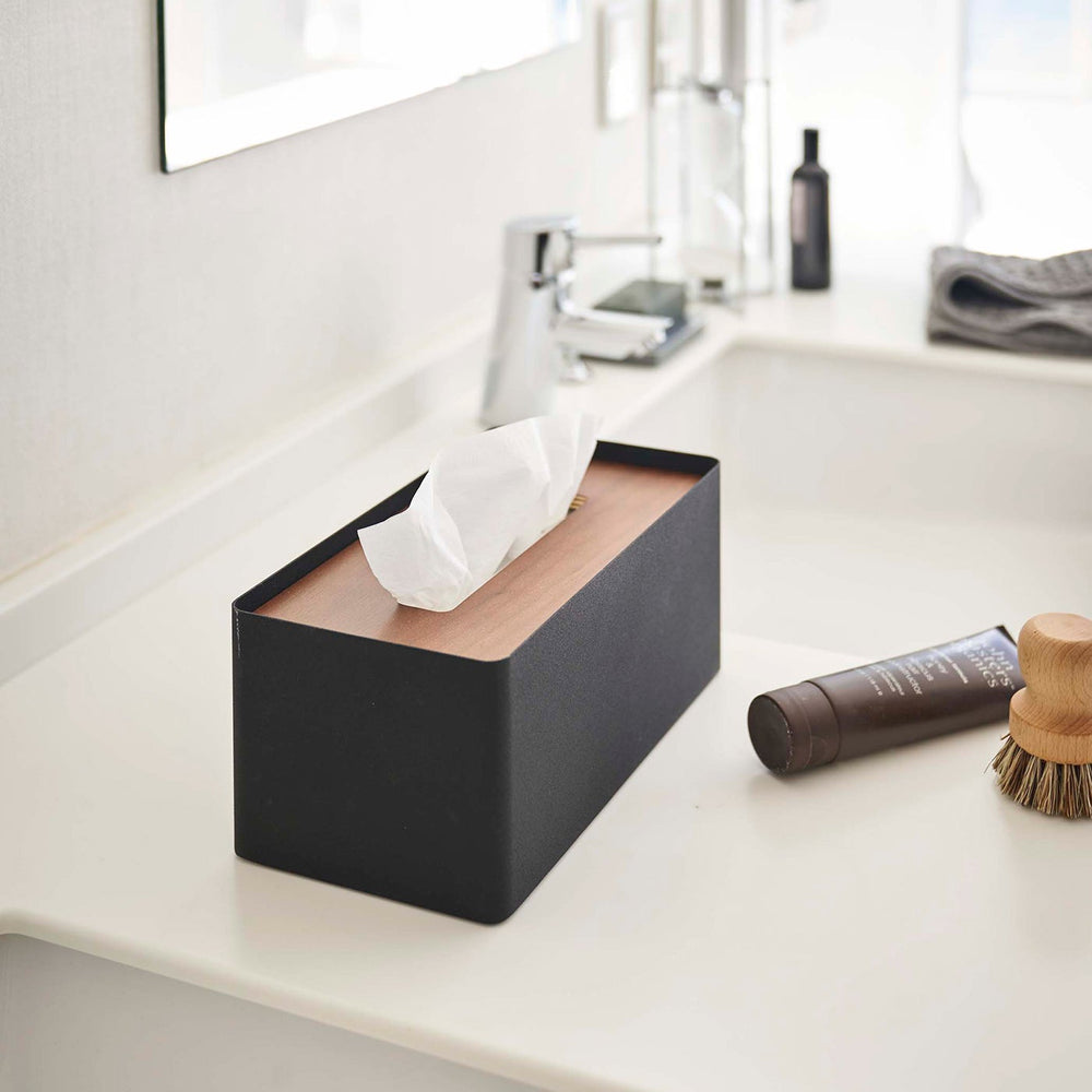 
                      
                        Steel & Wood Tissue Box Cover - Rectangle
                      
                    
