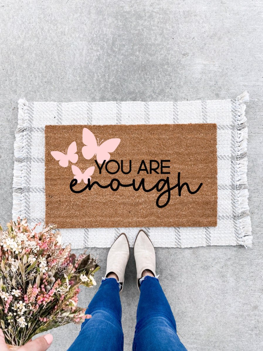 The Doormat Co. You Are Enough Doormat - lily & onyx