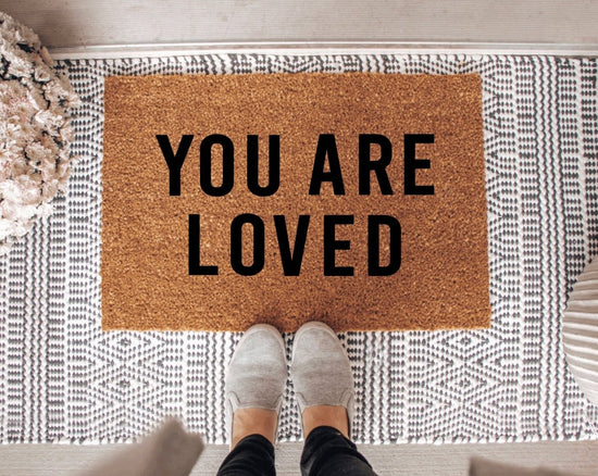 The Doormat Co. You Are Loved Doormat - lily & onyx