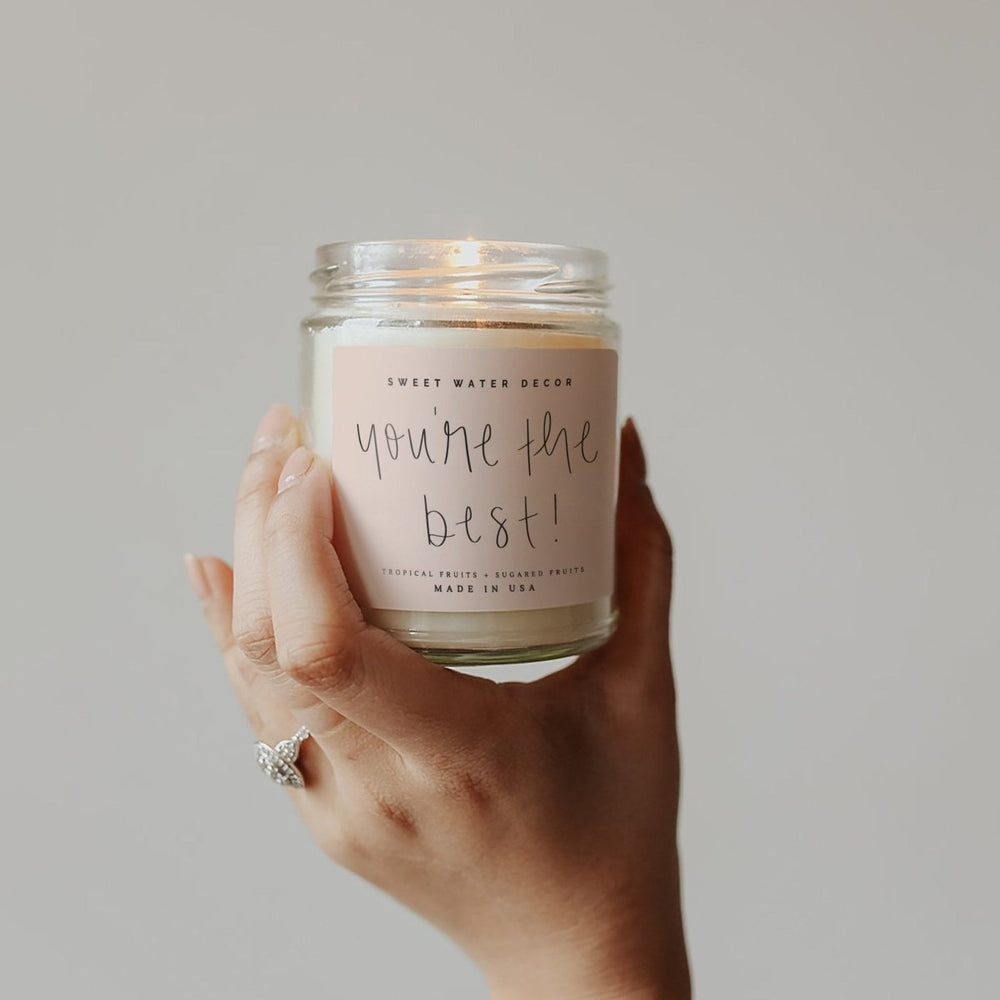
                      
                        Sweet Water Decor You're The Best! Soy Candle - Clear Jar - 9 oz - lily & onyx
                      
                    