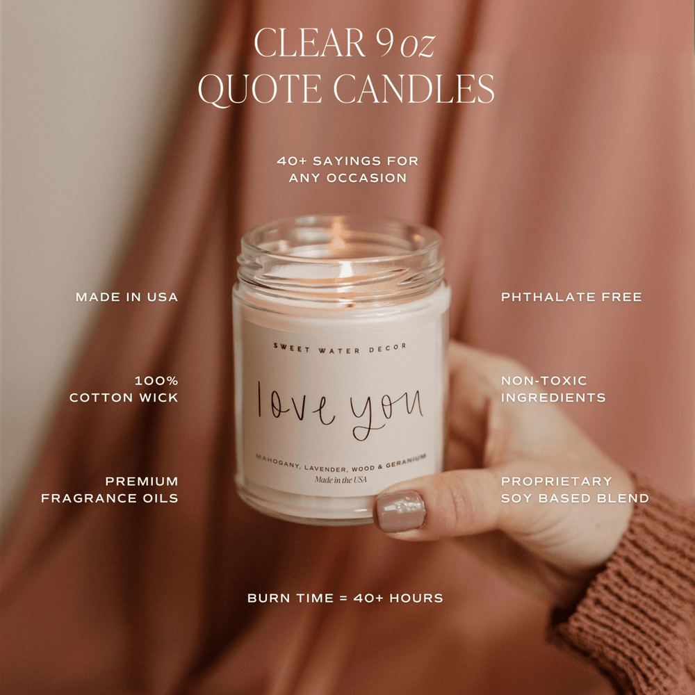 
                      
                        Sweet Water Decor You're The Best! Soy Candle - Clear Jar - 9 oz - lily & onyx
                      
                    