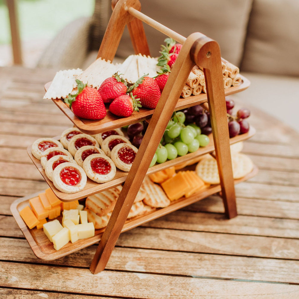 3-Tiered Ladder Serving Station