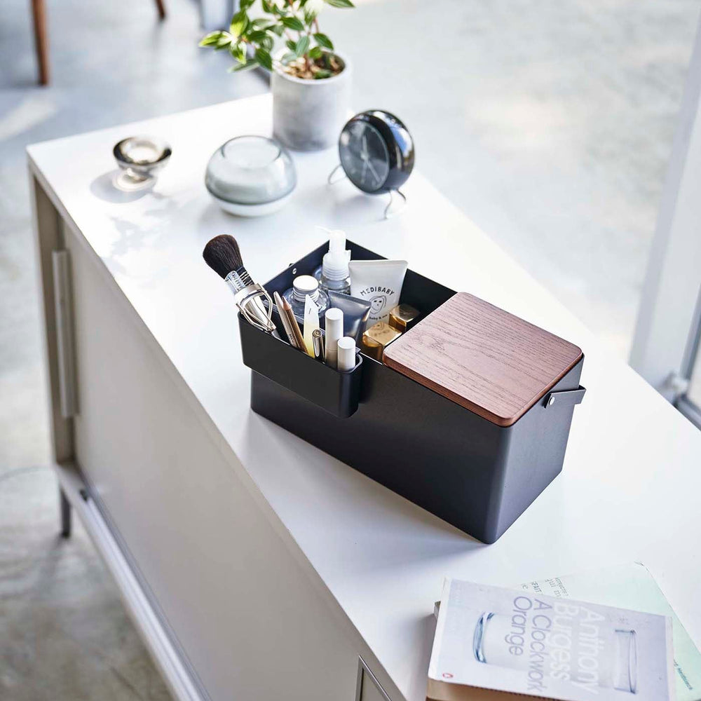 
                      
                        Makeup Organizer with Mirror
                      
                    