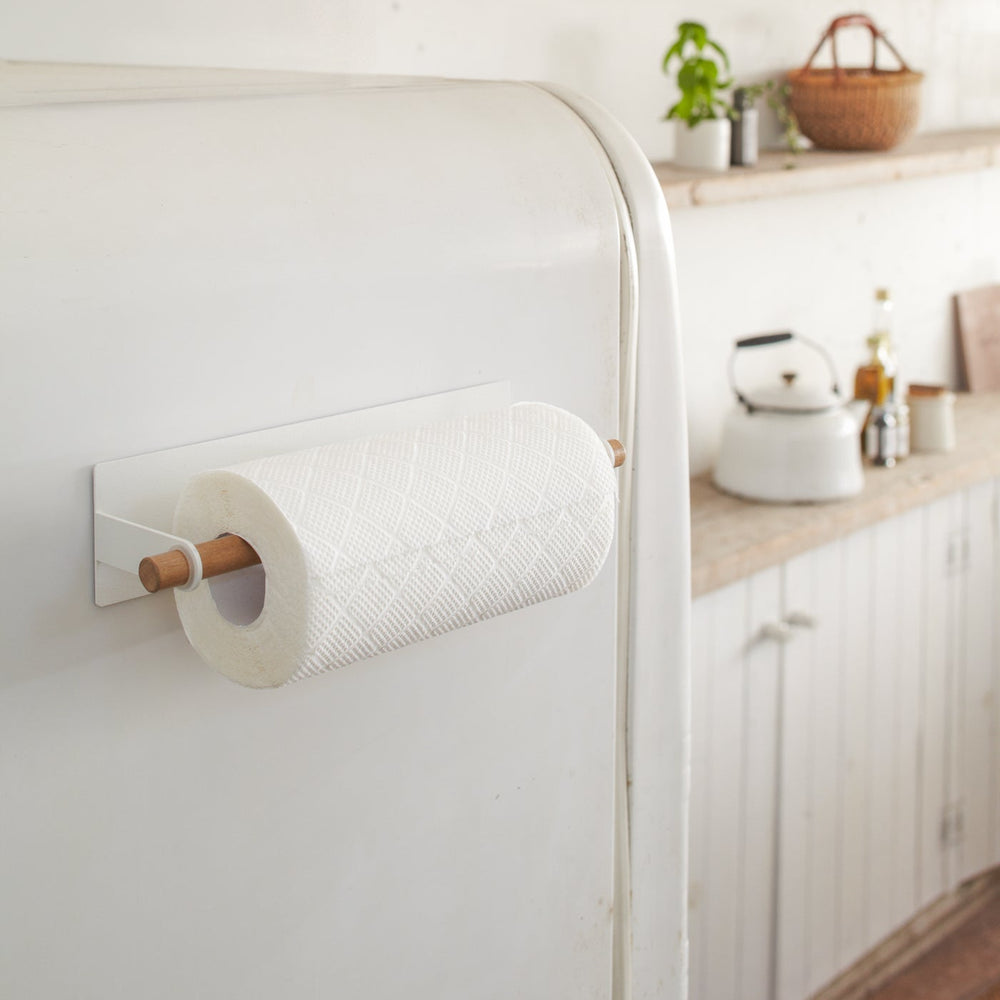 
                      
                        Magnetic Kitchen Towel Hanger - Two Sizes - Steel + Wood
                      
                    