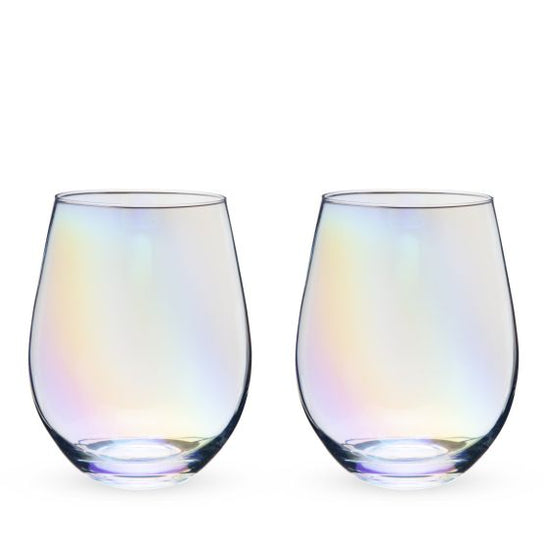 Twine Luster Stemless Wine Glass Set - lily & onyx