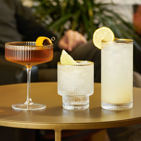 Viski Meridian Highball Glasses - lily & onyx