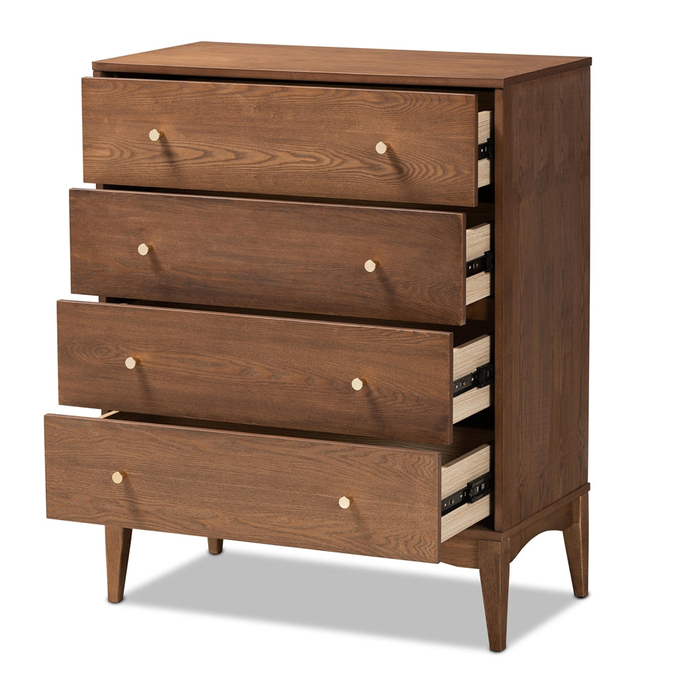 baxton studio landis mid-century modern 6-drawer dresser reviews Baxton Studio Landis Mid-Century Modern Ash Walnut Finished Wood 6-Drawer Dresser, Size: One size