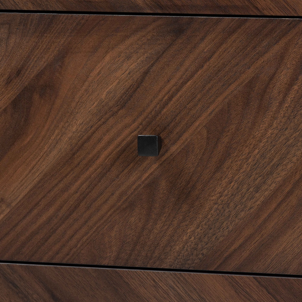 
                      
                        Baxton Studio Hartman Mid Century Modern Walnut Brown Finished Wood 6 Drawer Dresser - lily & onyx
                      
                    