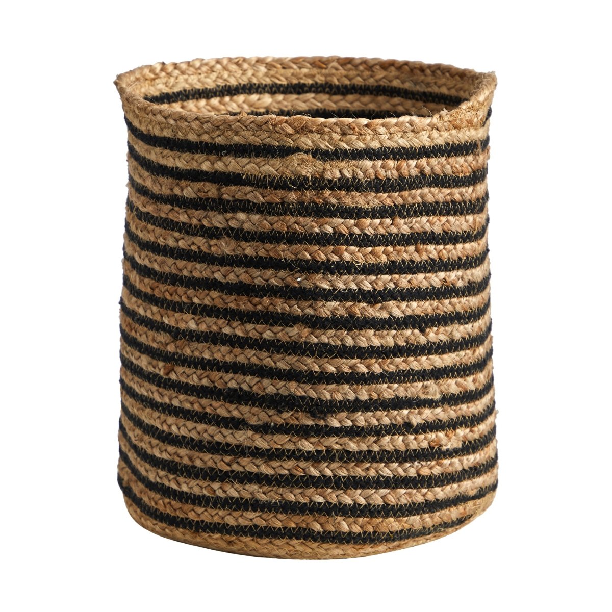 Nearly Natural 13.5” Handmade Natural Jute Basket - lily & onyx