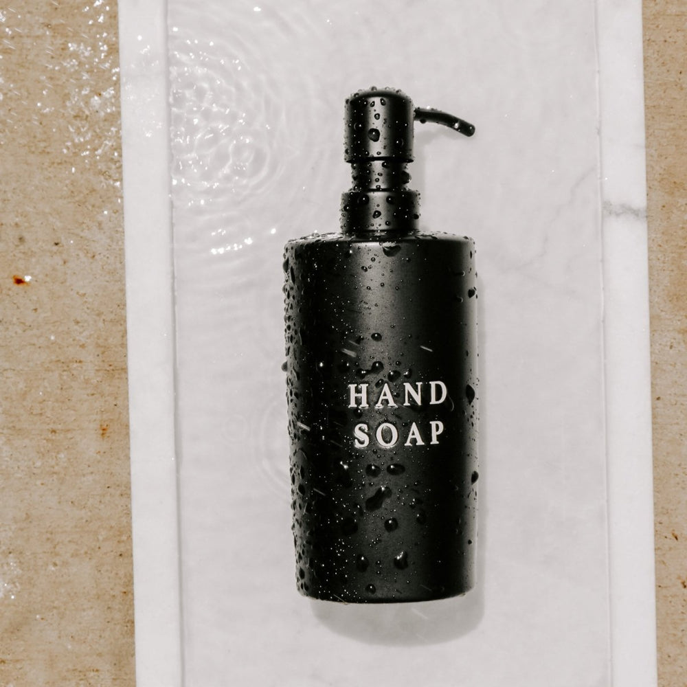 
                      
                        Sweet Water Decor 15oz Black Stoneware Hand Soap Dispenser - lily & onyx
                      
                    