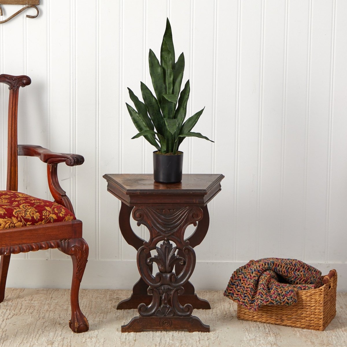 Load image into Gallery viewer, Nearly Natural 2’ Sansevieria Artificial Plant - lily &amp;amp; onyx
