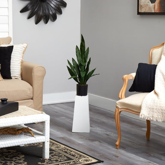 Load image into Gallery viewer, Nearly Natural 2’ Sansevieria Artificial Plant - lily &amp;amp; onyx
