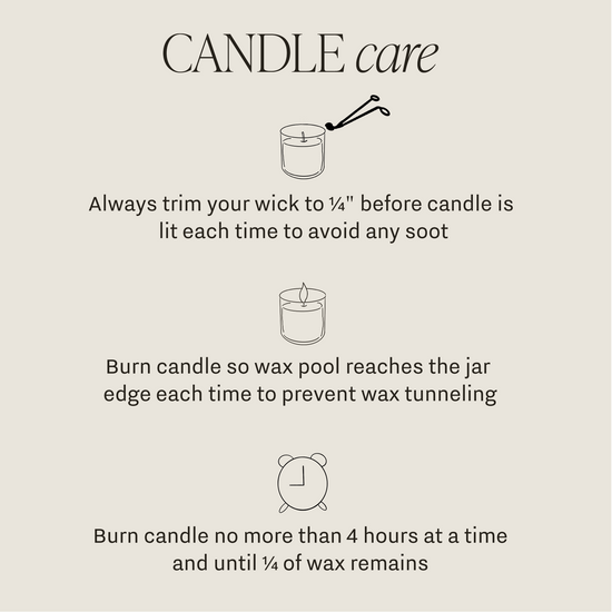 Sandalwood Rose Soy Candle - Black Stoneware Jar - 12 oz