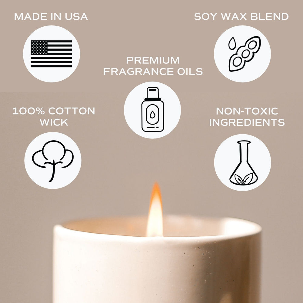 
                      
                        Salt and Sea Soy Candle - Cream Stoneware Jar - 12 oz
                      
                    