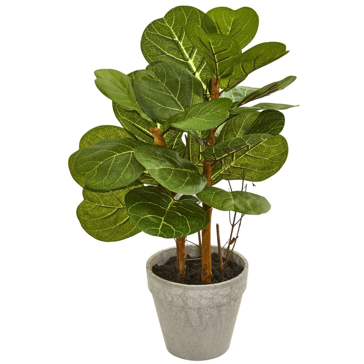 Nearly Natural 22” Fiddle Leaf Artificial Plant - lily & onyx