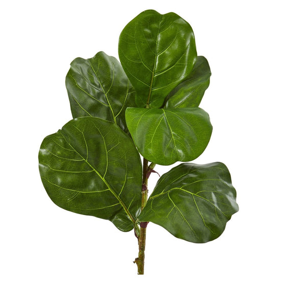 Load image into Gallery viewer, Nearly Natural 23” Fiddle Leaf Artificial Plant, Set Of 4 - lily &amp;amp; onyx
