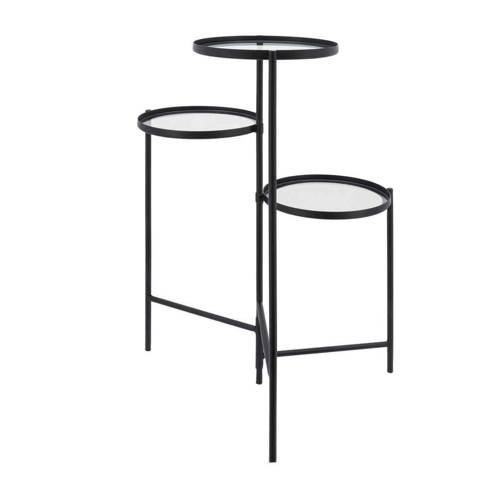 
                      
                        Sagebrook Home 3-Tier Black Metal & Glass Plant Stand, 32"H - lily & onyx
                      
                    