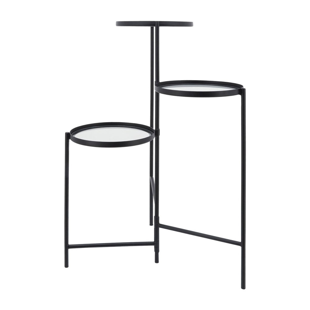 
                      
                        Sagebrook Home 3-Tier Black Metal & Glass Plant Stand, 32"H - lily & onyx
                      
                    