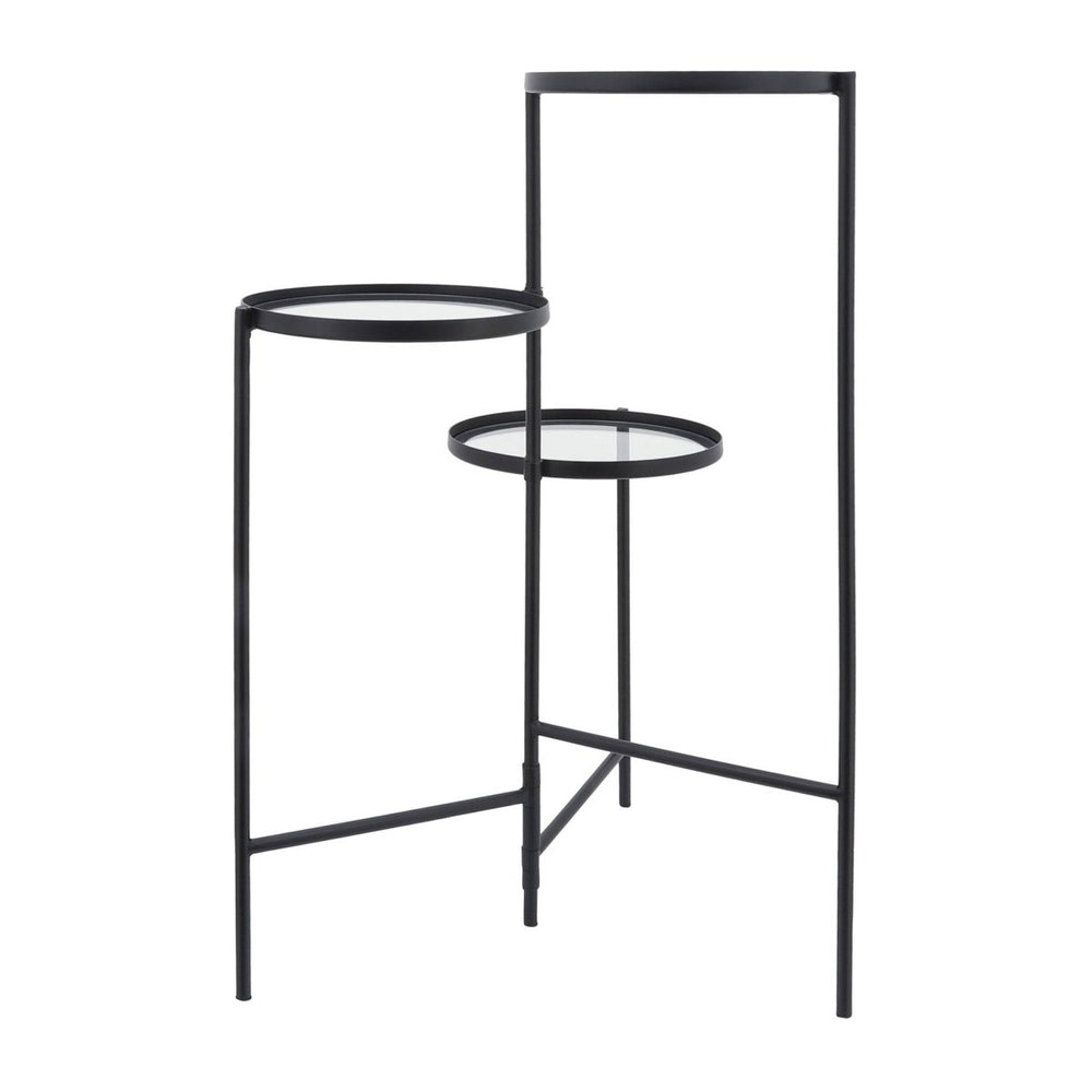 
                      
                        Sagebrook Home 3-Tier Black Metal & Glass Plant Stand, 32"H - lily & onyx
                      
                    
