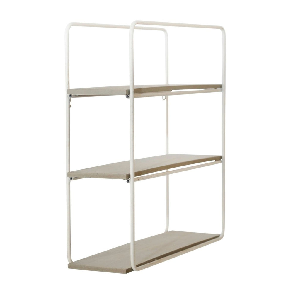 
                      
                        Sagebrook Home 3-Tier Wood & Metal Wall Shelf, Gray & White - lily & onyx
                      
                    