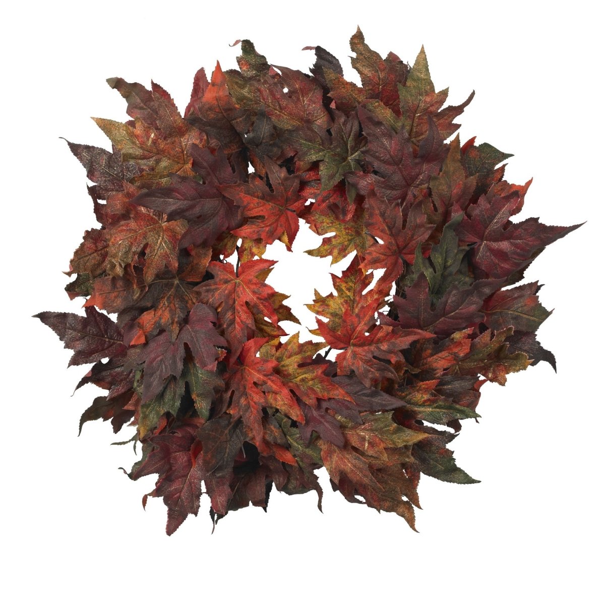 Nearly Natural 30" Maple Leaf Wreath - lily & onyx