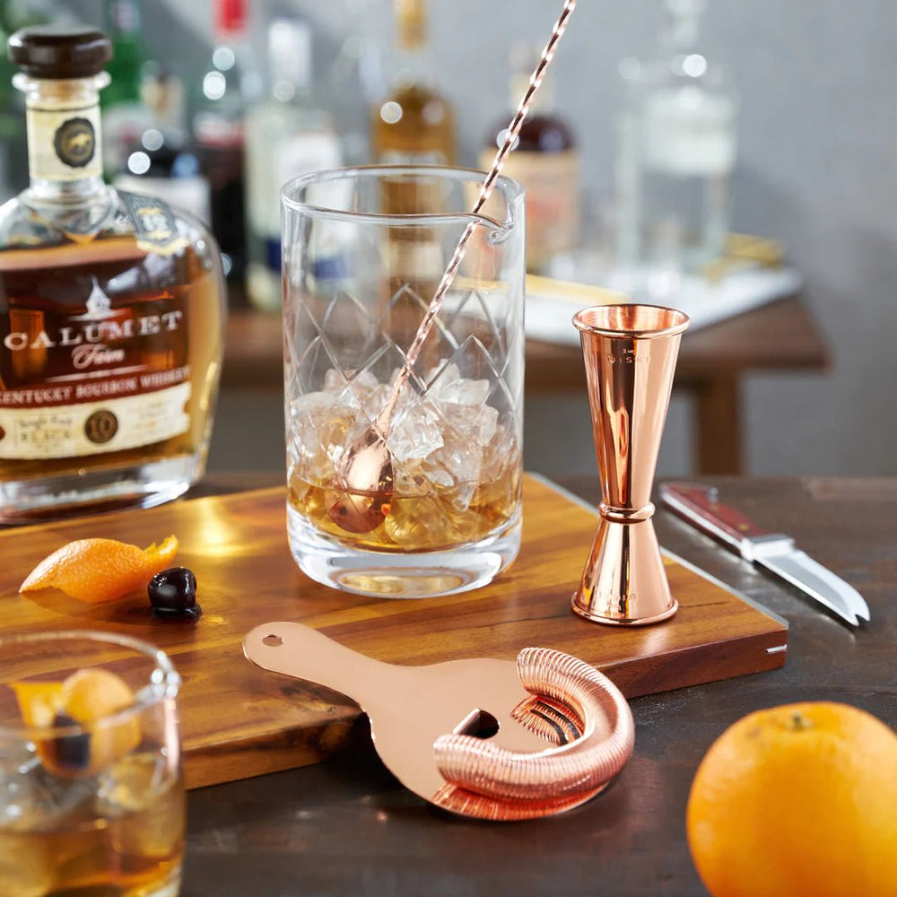 
                      
                        Viski 4 Piece Rose Gold Copper Mixologist Barware Set - lily & onyx
                      
                    