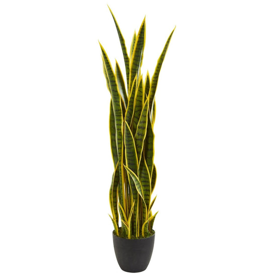 Nearly Natural 4’ Sansevieria Artificial Plant - lily & onyx