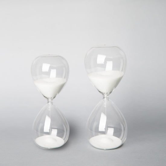 Porto Boutique 407 - White Sand Glass Timer - lily & onyx