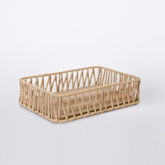 Porto Boutique 415 - Wooden Rope Tray - lily & onyx