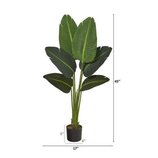 Nearly Natural 45” Traveler’s Palm Artificial Plant - lily & onyx