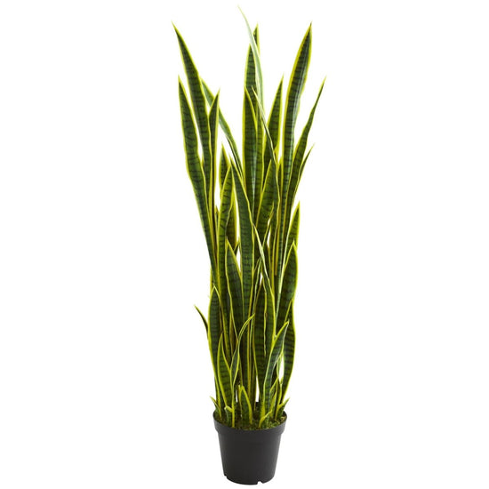 Nearly Natural 5’ Sansevieria Artificial Plant - lily & onyx