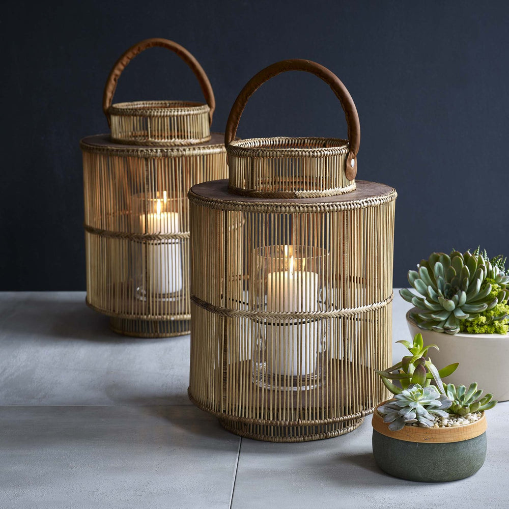 texxture Liana™ Lantern, Natural - lily & onyx