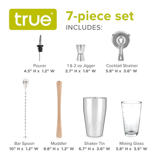 Load image into Gallery viewer, TRUE 7 Piece Barware Set - lily &amp;amp; onyx
