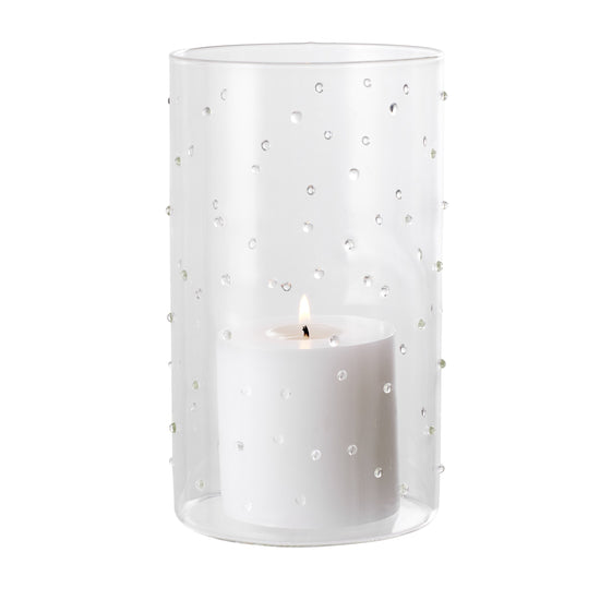 texxture Livenza™ Glass Hurricane Candleholder - lily & onyx