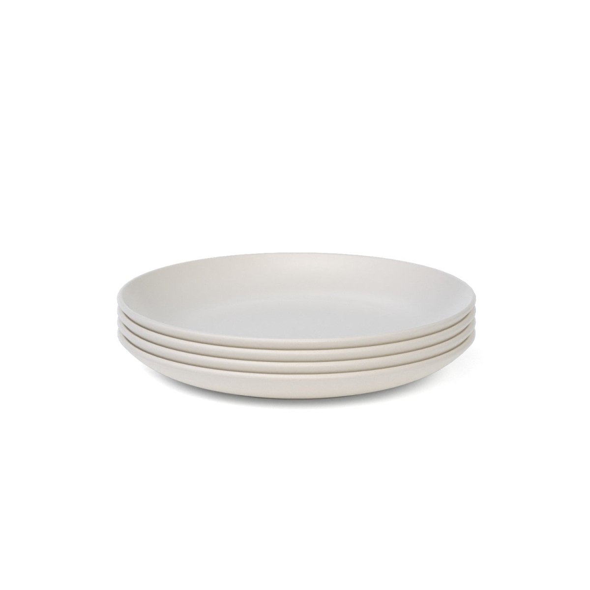 EKOBO 8 " Round Side Plate, Set of 4 - Off White - lily & onyx