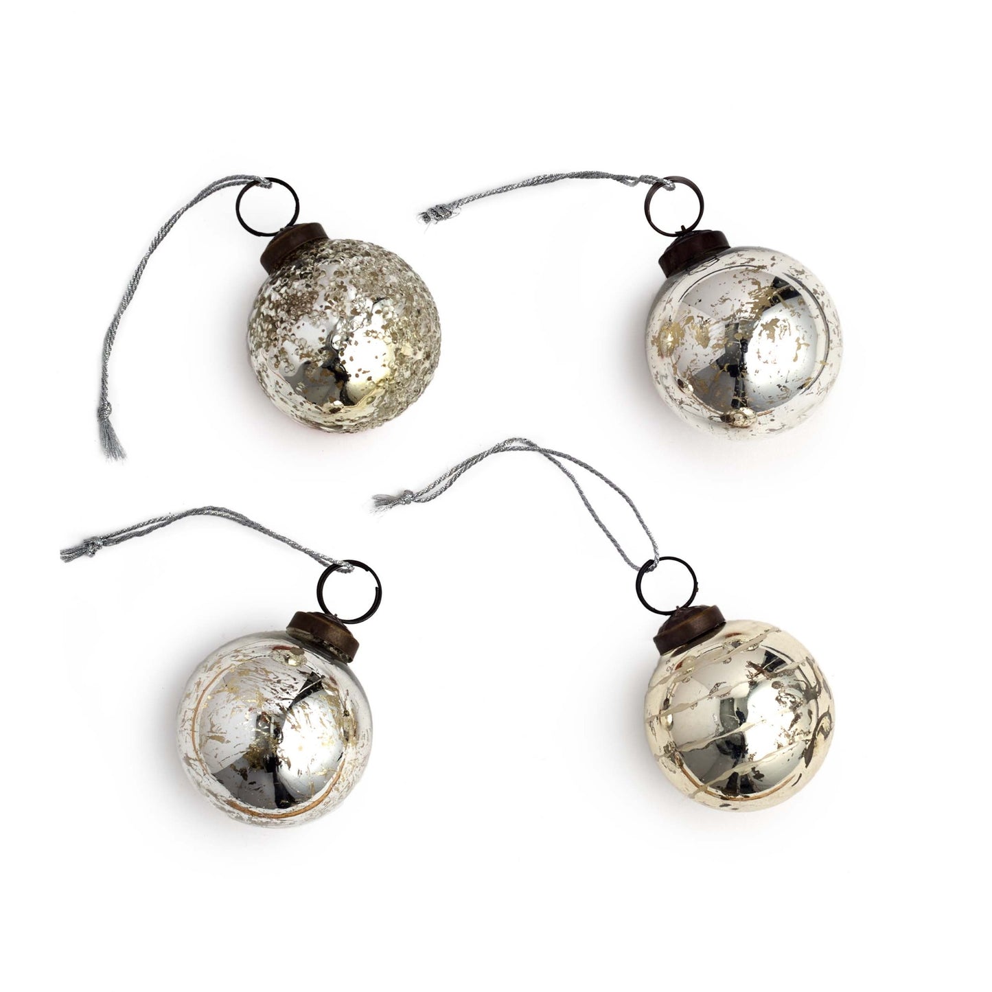 Load image into Gallery viewer, texxture Jensen™ 2 Inch Ornament, Set Of 4 - lily &amp;amp; onyx
