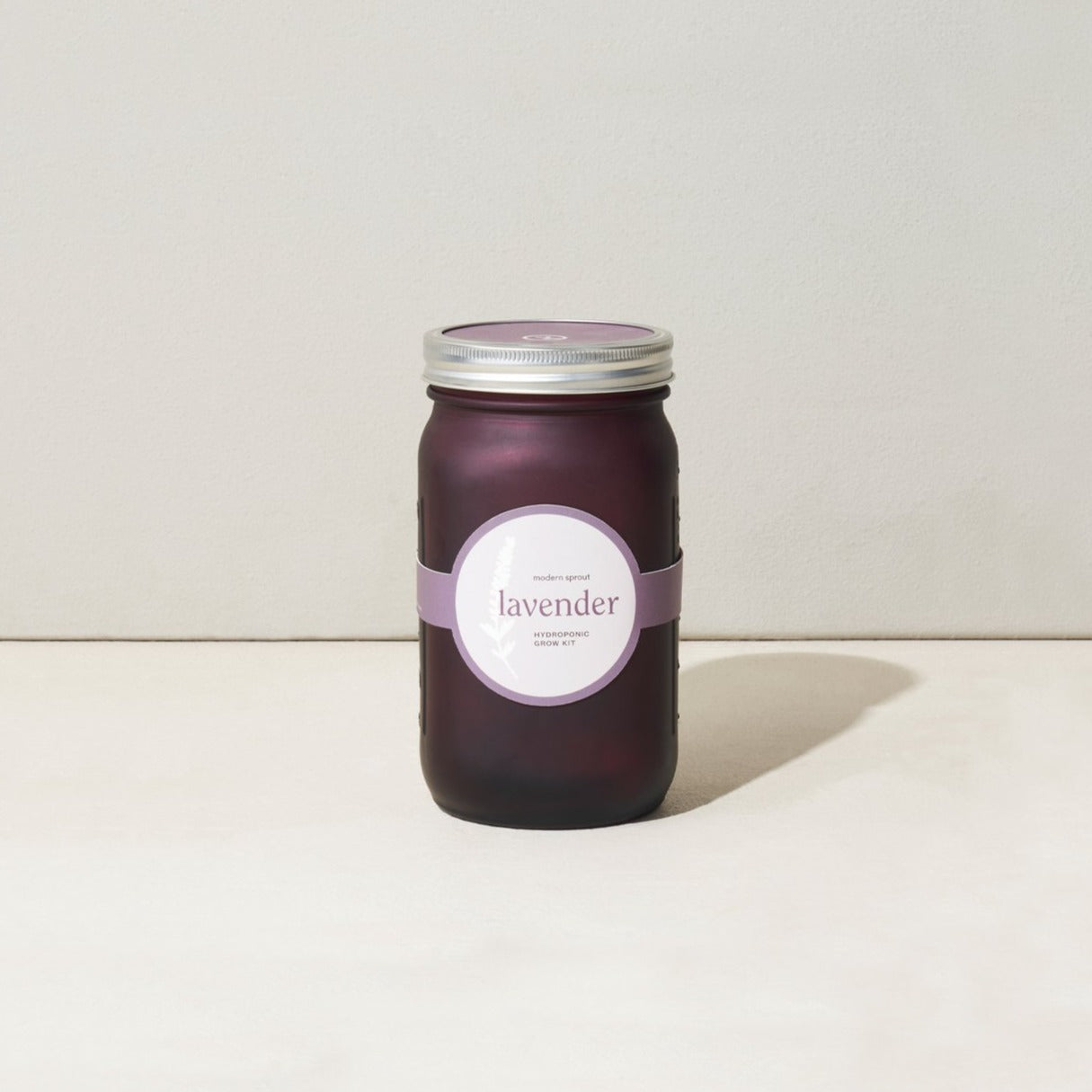 Modern Sprout Lavender Hydroponic Garden Jar Kit - lily & onyx