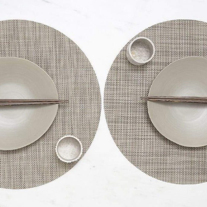 Chilewich Mini Basketweave Round Placemat