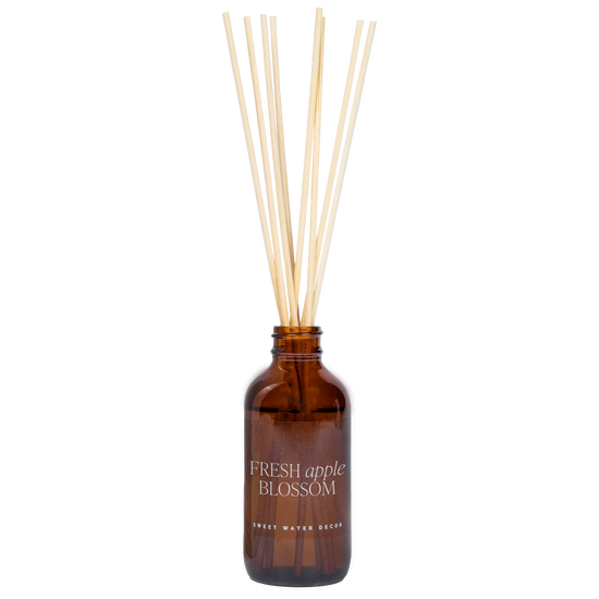 Sweet Water Decor Fresh Apple Blossom Amber Reed Diffuser - lily & onyx