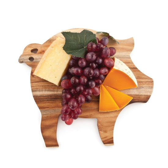 Twine Acacia Wood Pig Cheese Board - lily & onyx
