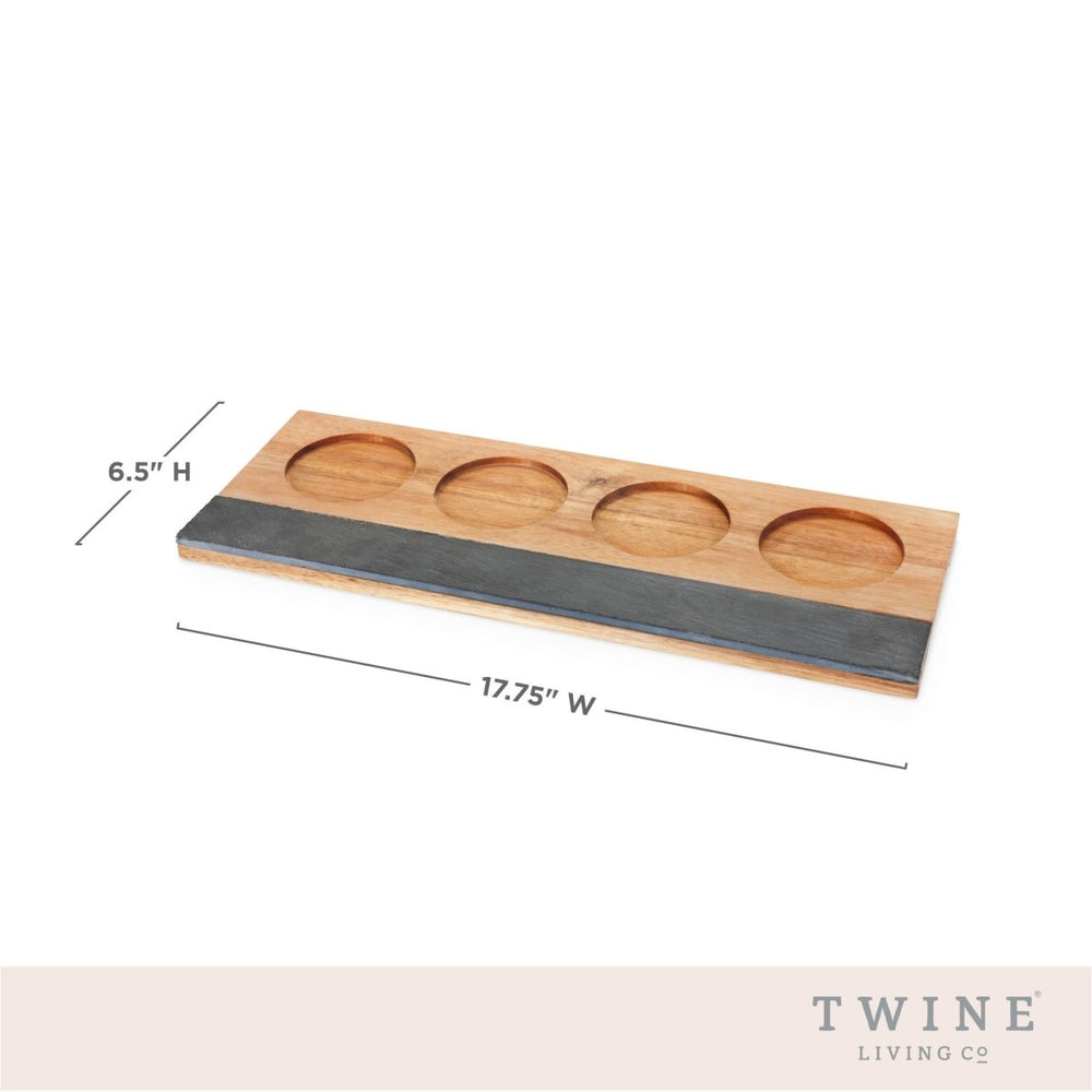 
                      
                        Twine Acacia Wood Wine Flight Board - lily & onyx
                      
                    