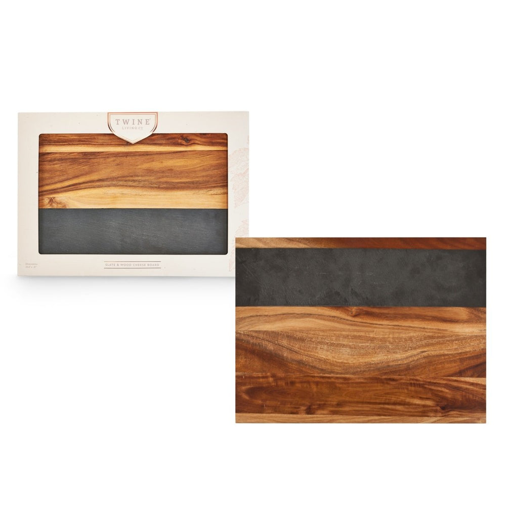 
                      
                        Twine Acacia Wood with Slate Cheese Board - lily & onyx
                      
                    