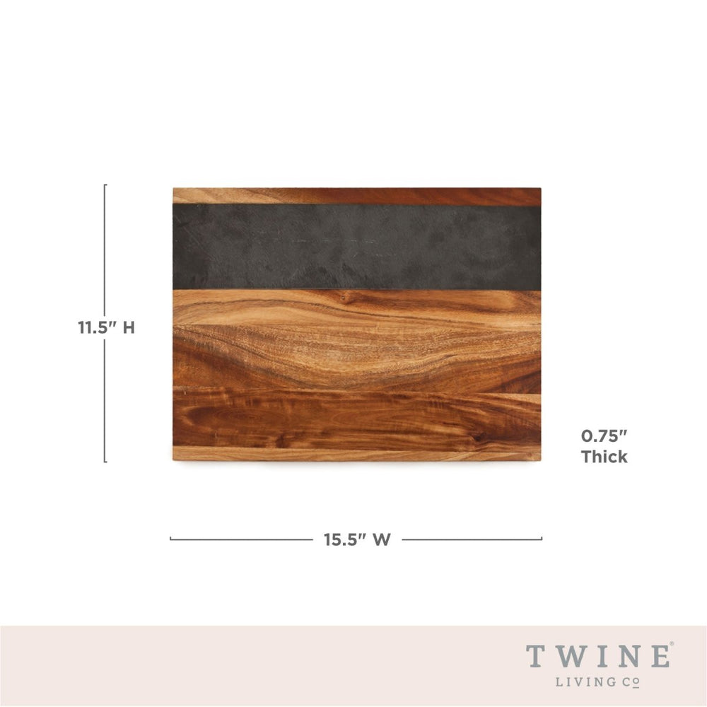 
                      
                        Twine Acacia Wood with Slate Cheese Board - lily & onyx
                      
                    