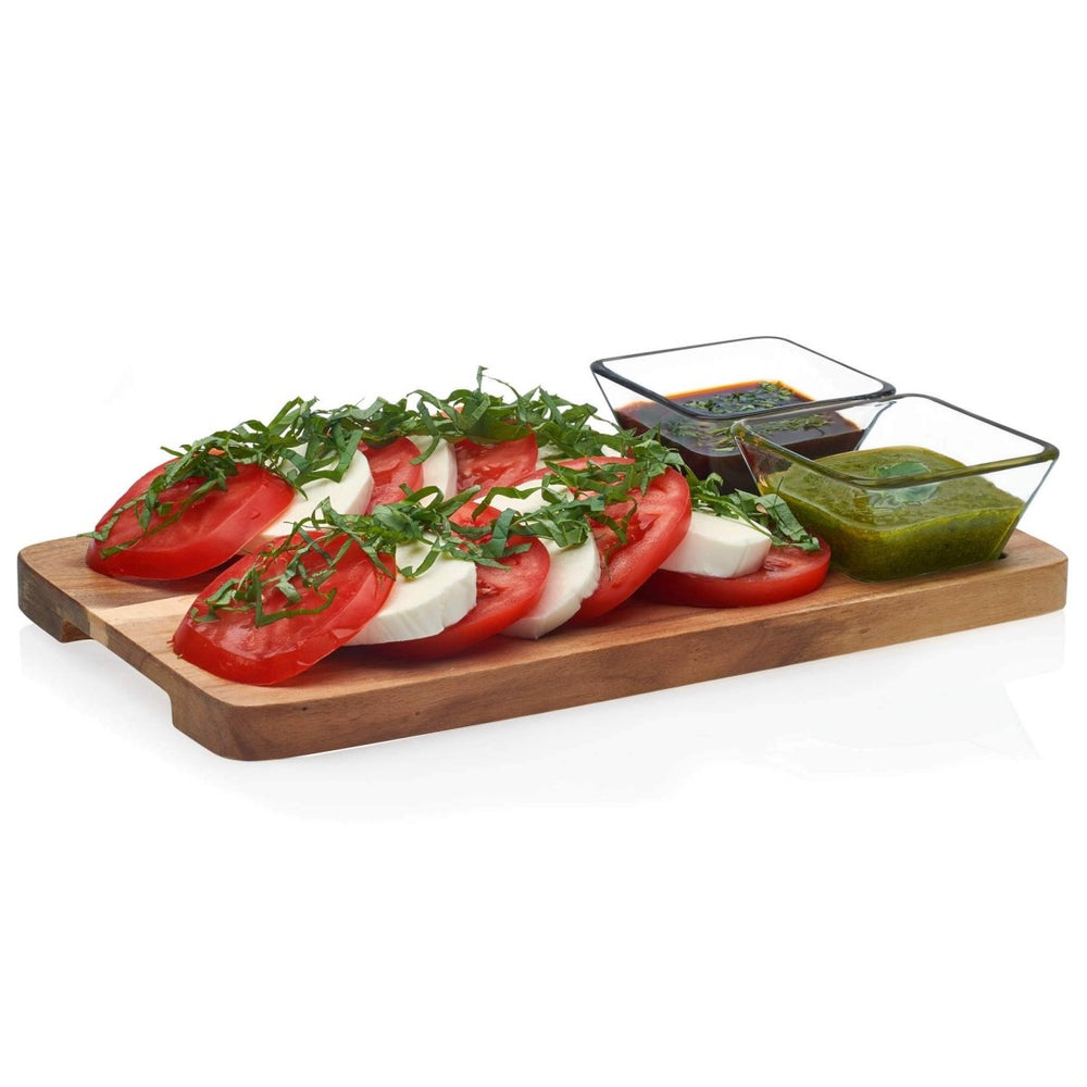 
                      
                        Libbey Acaciawood 2-Piece Glass Dipping Bowl Set with Wood Serving Board - lily & onyx
                      
                    