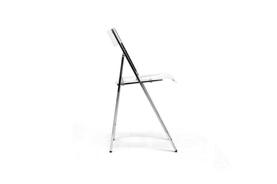 Baxton Studio Acrylic Folding Chair - lily & onyx