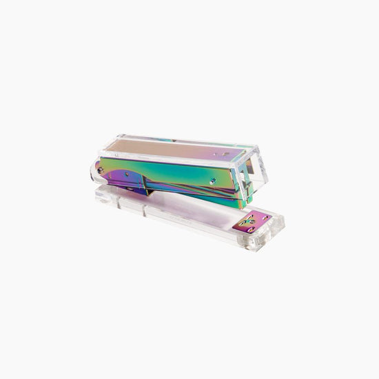 Poketo Acrylic Stapler in Iridescent - lily & onyx