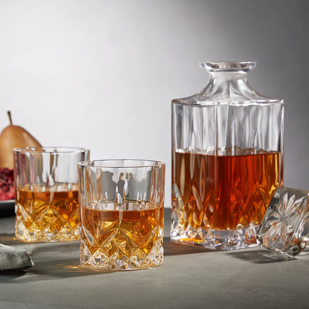 
                      
                        Viski Admiral™ 3 Piece Decanter & Tumbler Set - lily & onyx
                      
                    