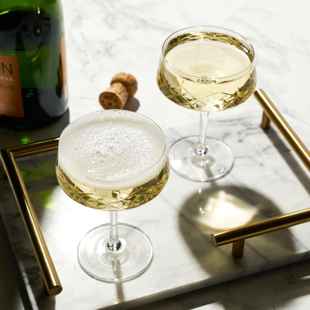 
                      
                        Viski Admiral Coupe Glasses, Set of 2 - lily & onyx
                      
                    