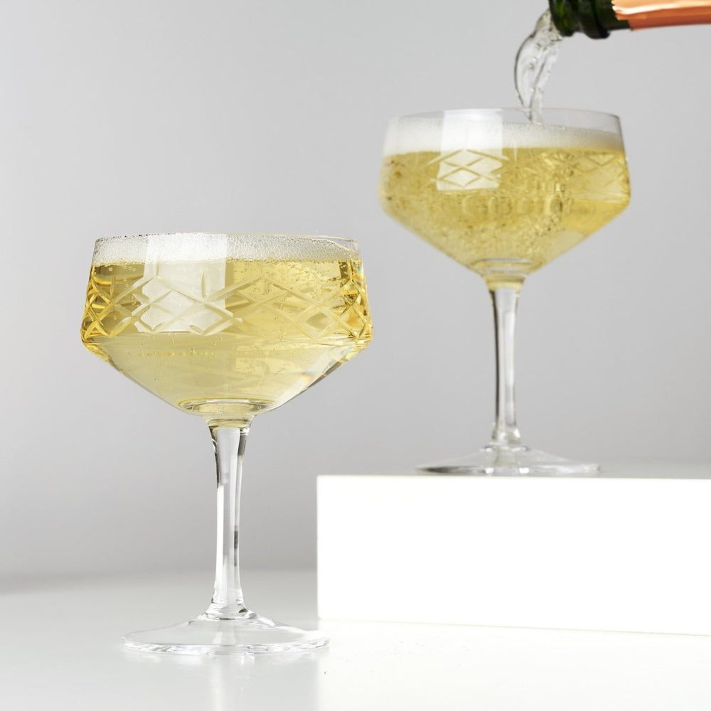 
                      
                        Viski Admiral Coupe Glasses, Set of 2 - lily & onyx
                      
                    