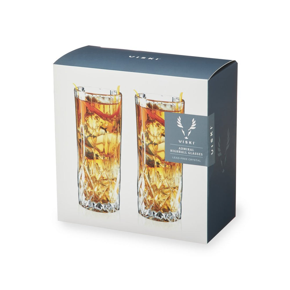 
                      
                        Viski Admiral Highball Glasses - lily & onyx
                      
                    